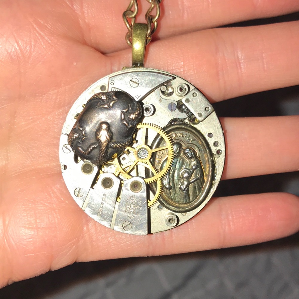 Necklace: Custom, antique, hand-crafted
